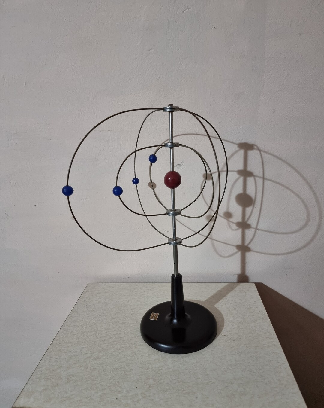 Vintage Model Representing the Structure of the Atom. Chemistry. Space ...