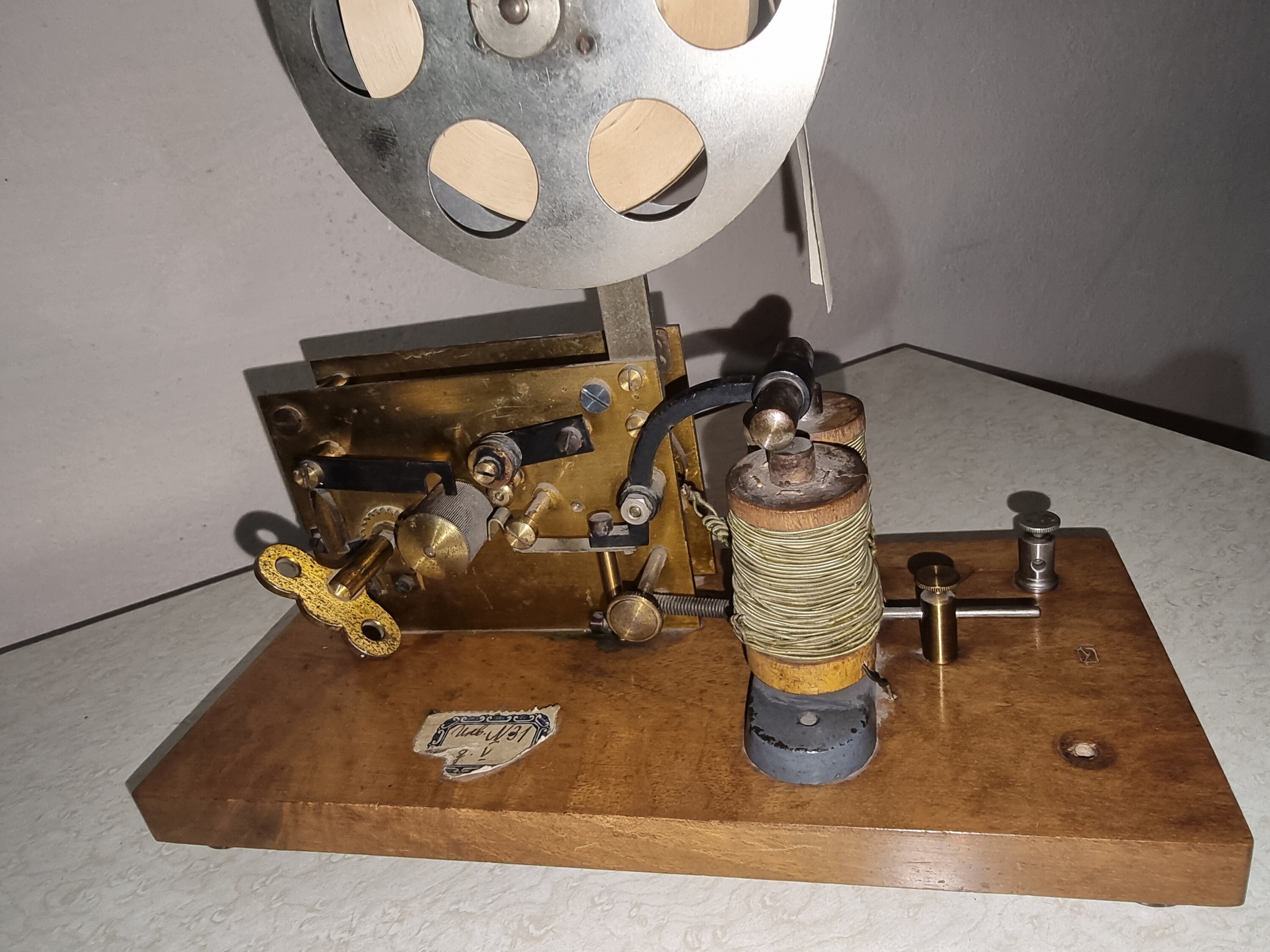 Vintage Morse Code 1890. Physics Device. Electricity and Magnetis. the ...