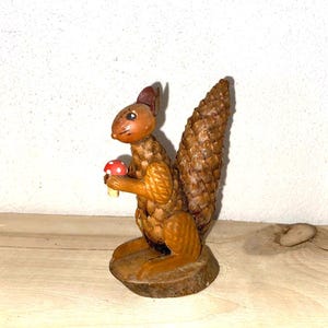 Wooden squirrel, toy, decoration, figurine. Handmade!