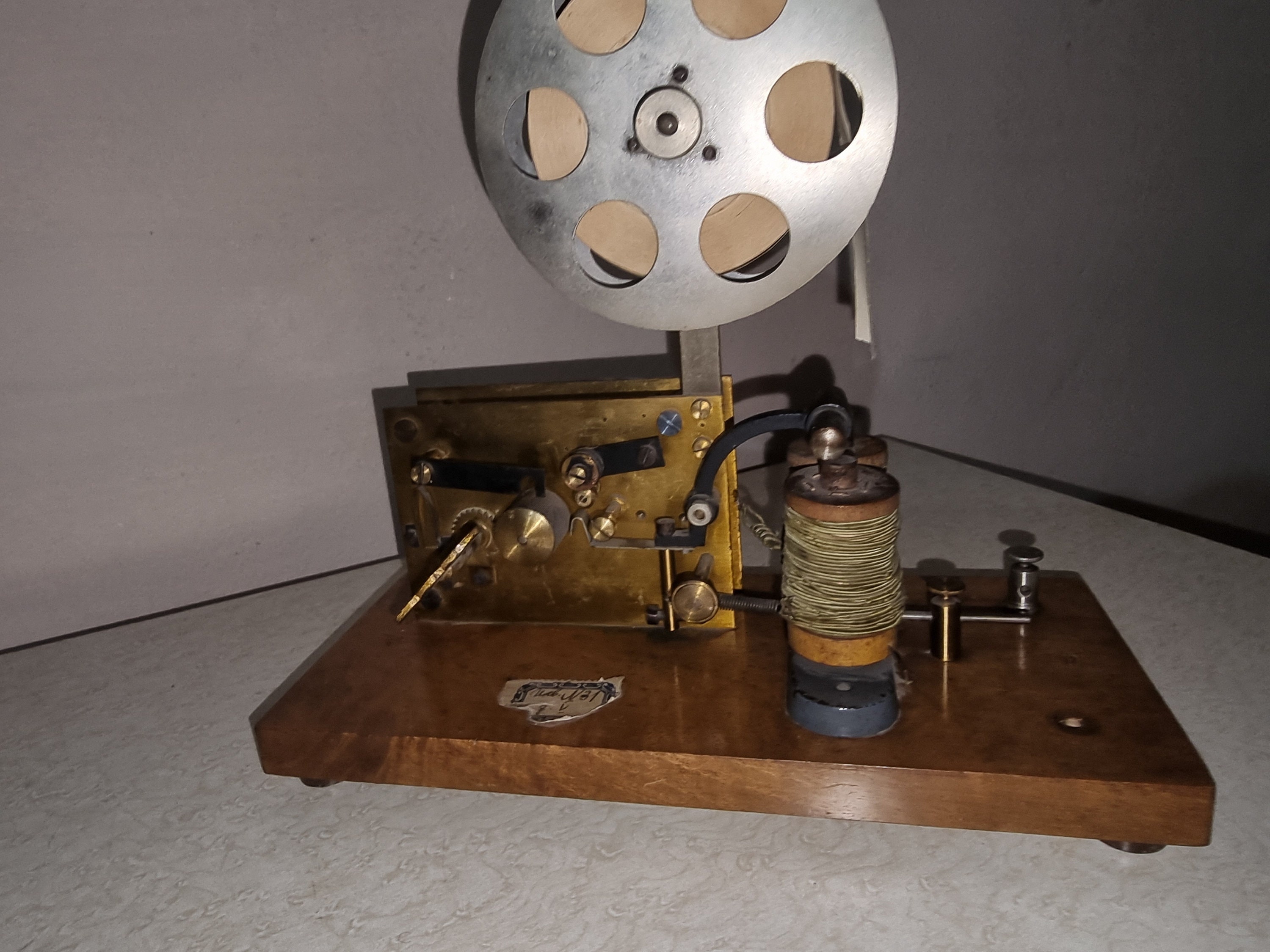 Vintage Morse Code 1890. Physics Device. Electricity and Magnetis. the ...