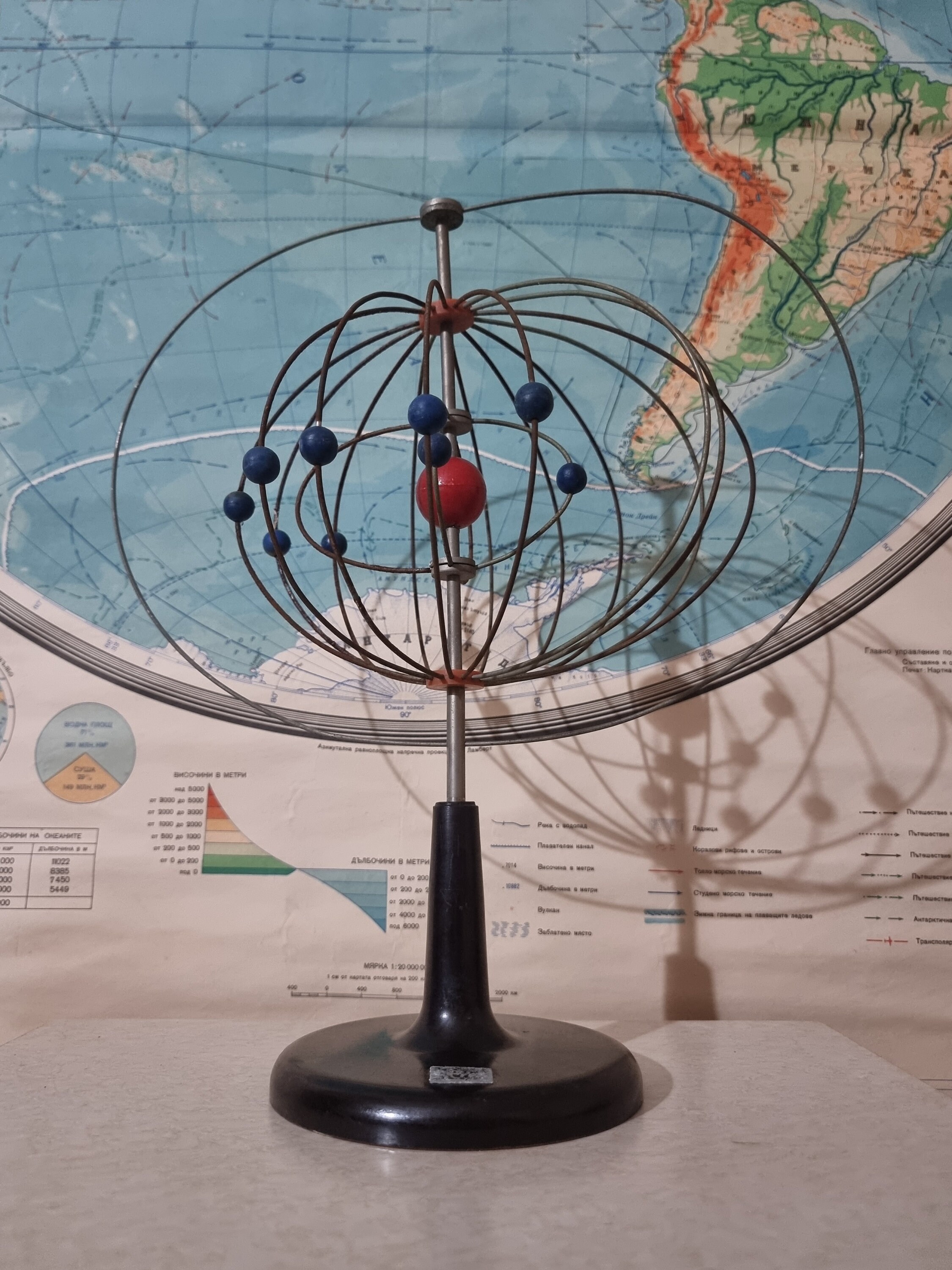 Vintage atomic model Structure of the atom Space Age - Etsy 日本