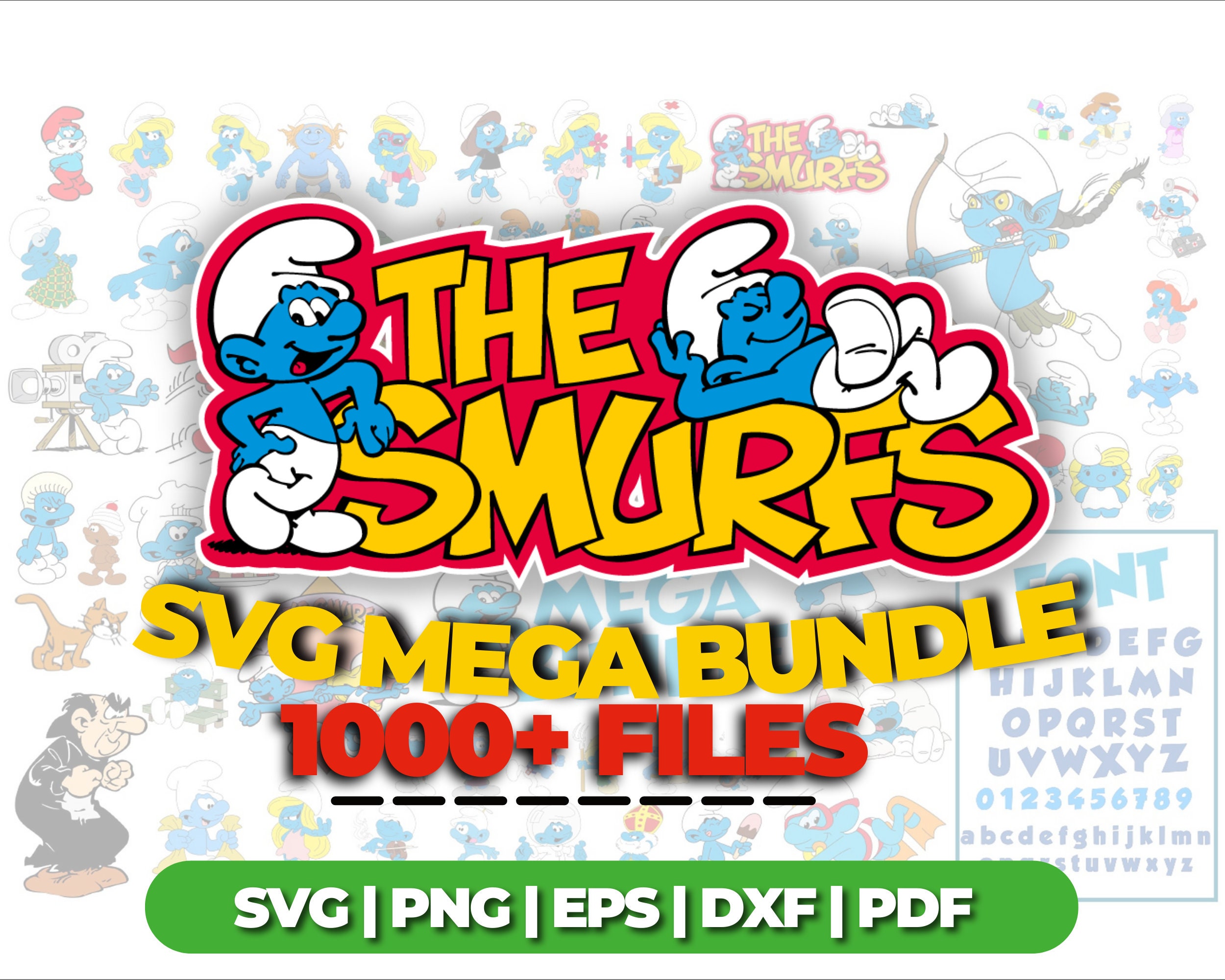 Papa Smurf SVG Instant Download papa smurf -  Portugal