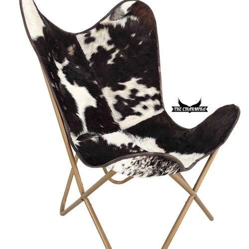 The Charmika Hair On Chair – Black & White Sitting Chair – Cow Hide Chair – Lounge Chair – Hair On outlets Office Chair – Arm Relax Chair. TC1-24