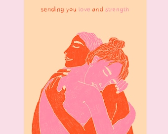 Postkarte - Sending Love - A6 Print