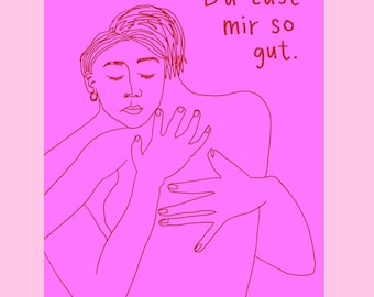 Postkarte - Du tust mir so gut - A6 Print