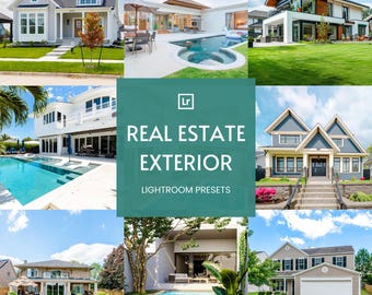 10 REAL ESTATE EXTERIOR Lightroom Presets,Real Estate Presets,Exterior Presets,Bright Outdooor Presets,Clean Home Presets,Mobile Presets