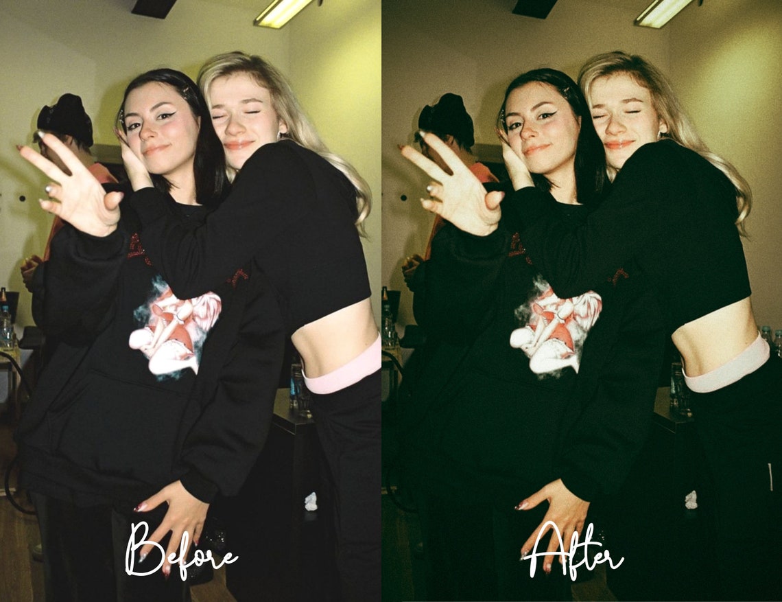 10 Disposable Camera Effect Lightrrom Mobile & Desktop Etsy