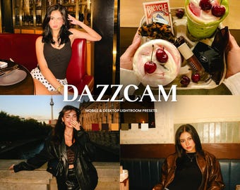 10 Dazz Cam Inspired Lightroom Presets, Digicam Presets, Warm Film Presets, Analog Film Presets, Mobile & Desktop Presets, Grainy Presets