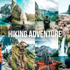 10 Lightroom-förinställningar för vandring, förinställningar för mobil och dator, förinställningar för äventyr, förinställningar för natur, förinställningar för reseinfluencers, förinställningar för Instagram