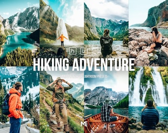 10 Hiking Lightroom Presets, Mobile & Desktop Presets, Adventure Presets, Nature Presets, Travel Influencer Presets, Instagram Presets