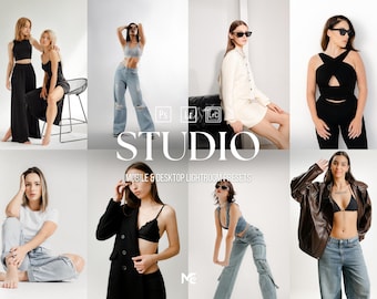 15 STUDIO Portrait Lightroom Presets, Mobile & Desktop, Skin Presets, Portrait Presets,  Instagram Presets, Indoor Presets