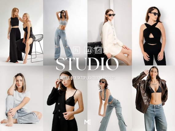 15 STUDIO Portrait Lightroom Presets, Mobile & Desktop, Skin Presets, Portrait Presets,  Instagram Presets, Indoor Presets