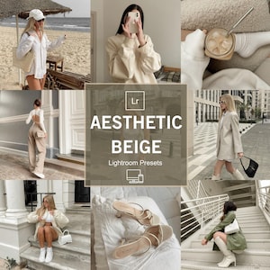 10 Aesthetic Feed Mobile & Desktop Lightroom Presets,Aesthetic Presets, Beige Presets,Instagram Filter,Influencer Presets,Minimal Presets