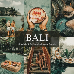 10 Bali Lightroom Mobile & Desktop Lightroom Presets, Bali Presets, Tropical Presets, Travel Presets,Lightroom Preset