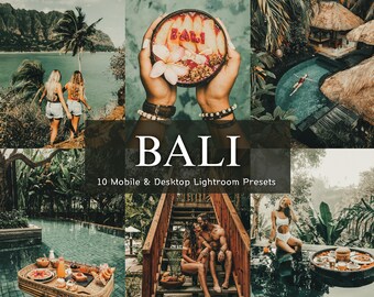10 Bali Lightroom Mobile & Desktop Lightroom Presets, Bali Presets, Tropical Presets, Travel Presets,Lightroom Preset