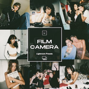 10 Film Camera Lightroom Presets,Film Aesthetic Presets,Kodak Film Presets,Vintage Film Presets,Grainy Filter Presets,Blogger Presets