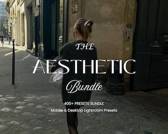 400+ Aesthetic Bundle Lightroom Presets,Mobile & Desktop,Dark Luxury Presets,Influencer Presets,Instagram Presets,Lifestyle Presets,Presets