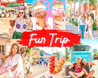 10 Bright Colorful Lightroom Presets, Disney Lighroom Presets, Lifestyle Vibrant Presets For Instagram, Vibrant Presets