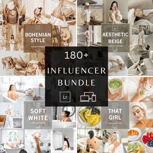 180+ Influencer Lightroom Presets Bundle: Mobile & Desktop