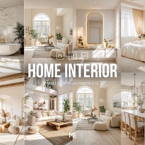 10 preajustes de Lightroom para interiores: preajustes luminosos y limpios para el sector inmobiliario, preajustes minimalistas y limpios para blogueros.