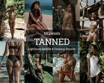 Achieve the Perfect Sun-Kissed Look with 10 Tanned Skin Lightroom Presets,Summer Lightroom Presets,Beach Presets , Tann Skin Presets