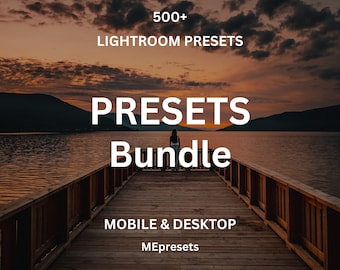 500+ Ultimative Lightroom Presets Bundle, Lightroom Presets Bundle, Blogger Presets, Instaram Presets, Moody Presets, Bundle Presets