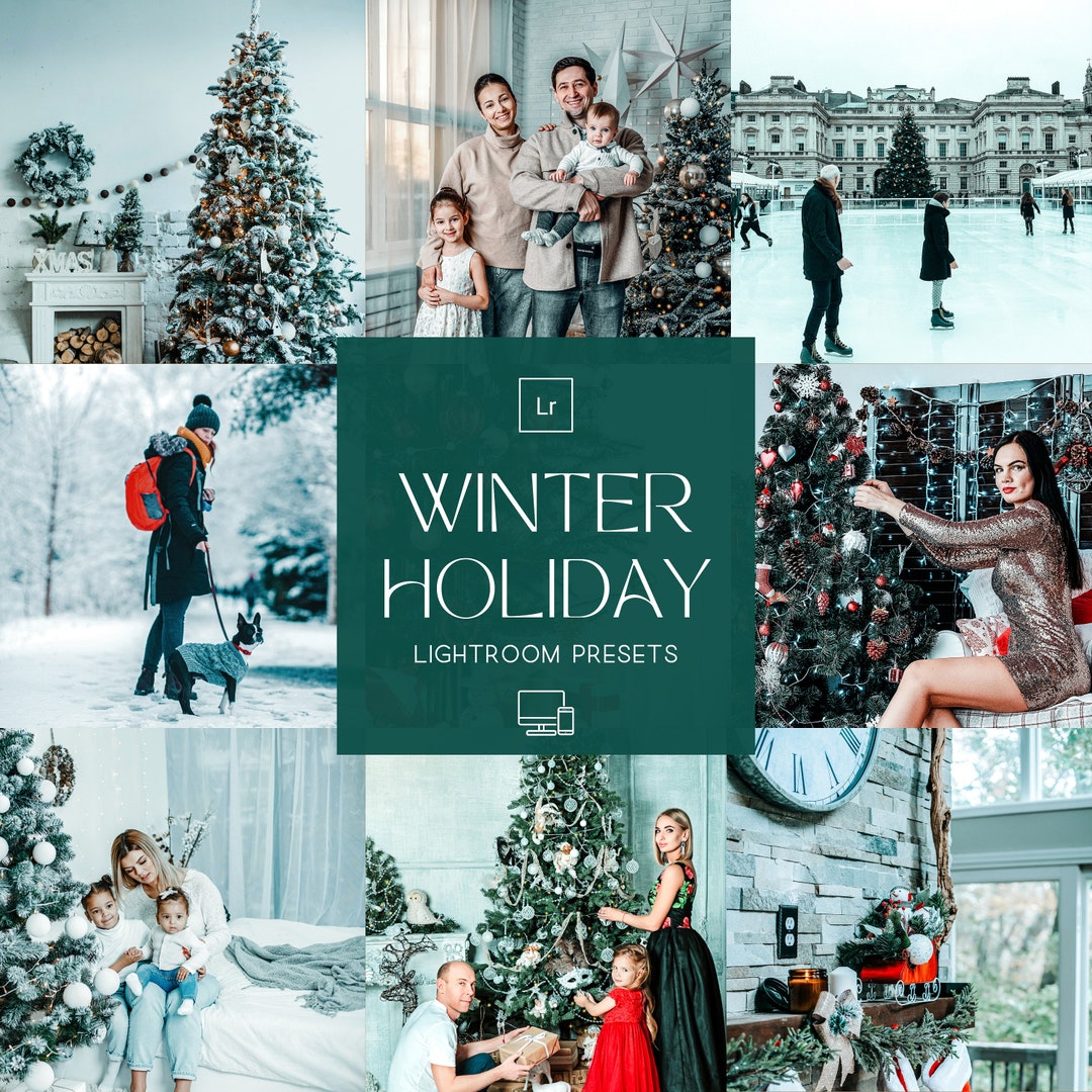 10 Winter Holiday Lightroom Presets,winter Presets,holiday Presets ...