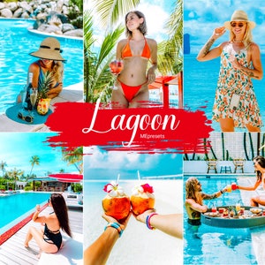 10 Summer Beach Lightroom Presets, Bright Summer Presets, Vibrant Presets, Summer Presets, Beach Presets, Lifestyle Presets, Bright Presets
