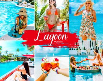 10 zomer strand Lightroom presets, heldere zomer presets, levendige presets, zomer presets, strand presets, lifestyle presets, heldere presets