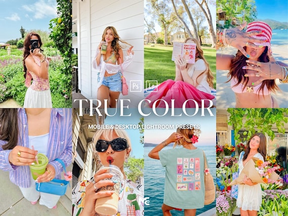 10 BRIGHT COLORFUL Lightroom Presets, True To Color Presets, Mobile & Desktop Presets, Summer Presets, Vibrant Presets, Color Pop Presets