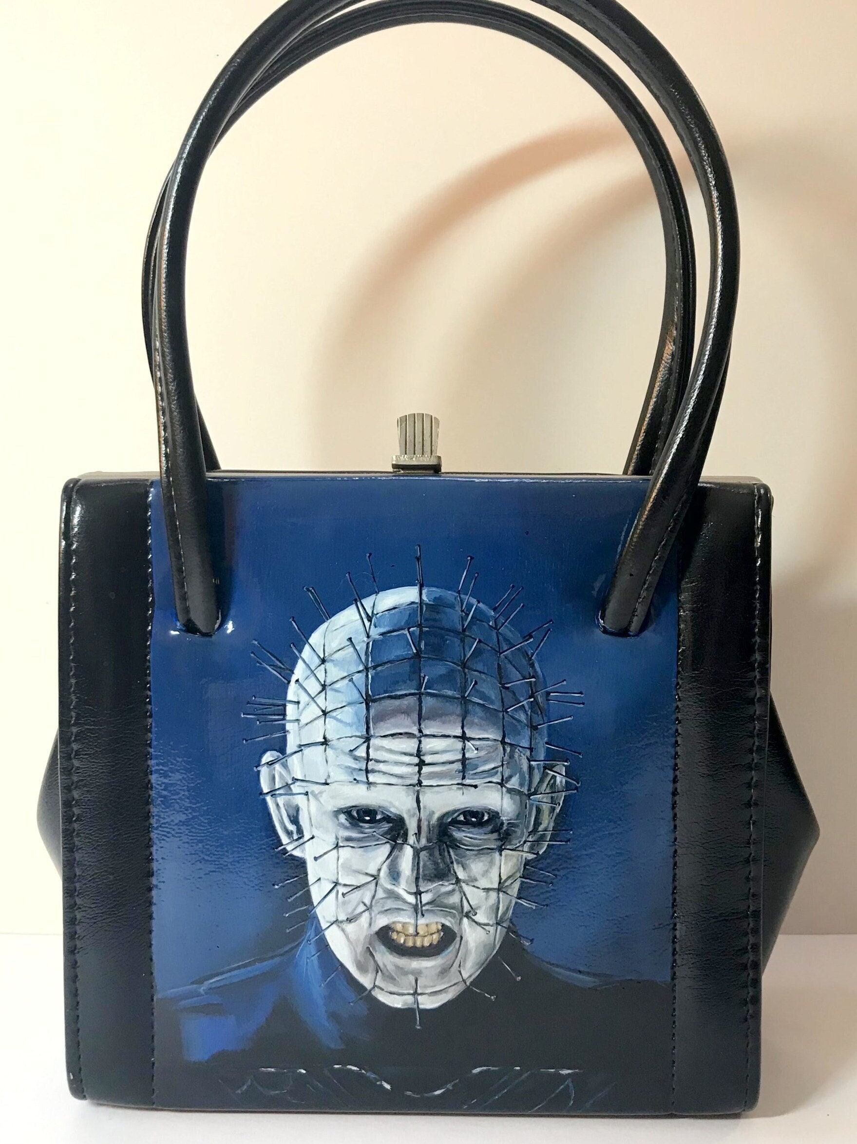 Hellraiser, Pinhead, Custom Painted Handbag - Etsy