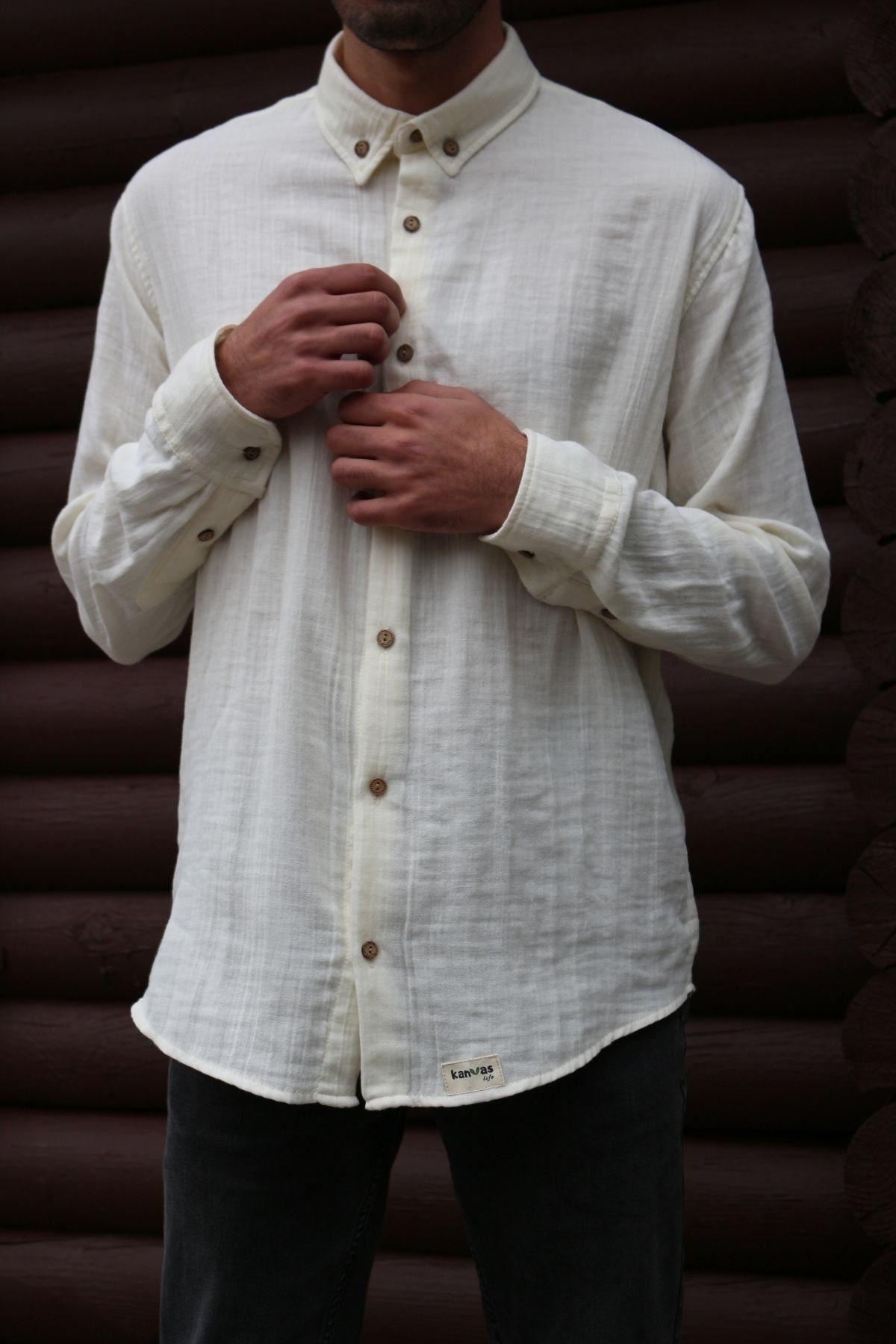 トップス Indian Kadi Sheeting Bondage MuslinShirt トップス Indian Kadi Sheeting Bondage MuslinShirt Indian