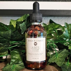 Ares God Oil - work and connect with Ares - God of War and Courage - Mars - Greek God, Olympian - Ritual Oil & Altar Tools