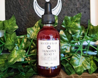 Dragon's Blood Ritual Oil - Power, Protection, Strength, Courage & Spell Enhancement
