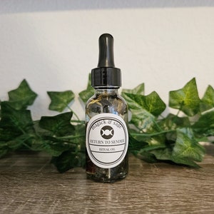 Return to Sender Ritual Oil - Block and Reflect Ill-intent, Spells, Magick, Curses, or Hexes Back to Sender - Reversal Magic