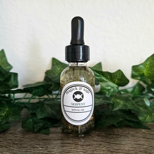 Serpent Ritual Oil - Transformation, Change, Protection, Rebirth, Wisdom, Purpose - Snake Ritual Oil Magick - Lilith, Hekate