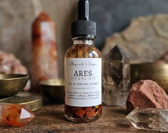 Ares Ritual Oil - Greek God of War, Courage, Conflict, and Strength