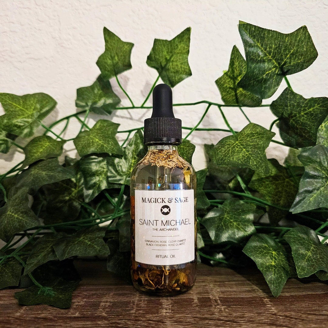 Saint Michael Ritual Oil - Archangel of Protection, Courage, Justice ...