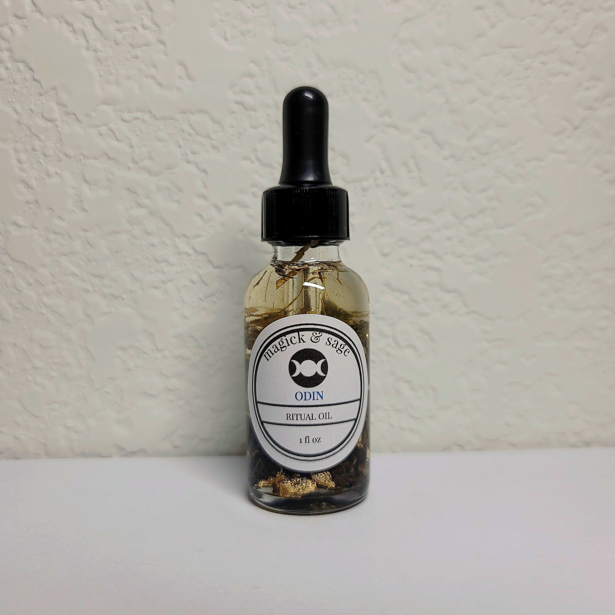 Odin Ritual Oil - Óðinn - God of the Sky, War, Death, Wisdom, Poetry, Magick - Norse