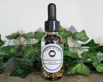 Heimdall Ritual Oil - Norse God of Vigilance, Protection, Sight, and the Bifrost