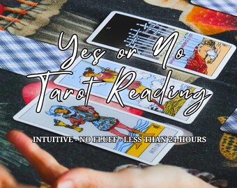 Yes or No Tarot Reading PDF & Card Layout Photo in Less than 24 hours