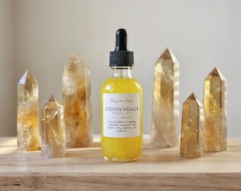 Golden Healer Ritual Oil - Healing, Energy Alignment, Peace, Spiritual Renewal