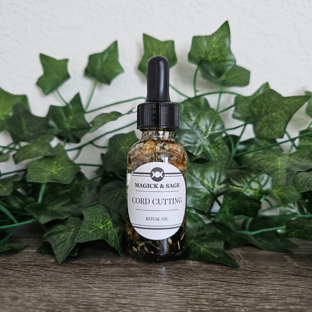 Cord Cutting Ritual Oil - Release, Separation, Cleansing, Emotional ...