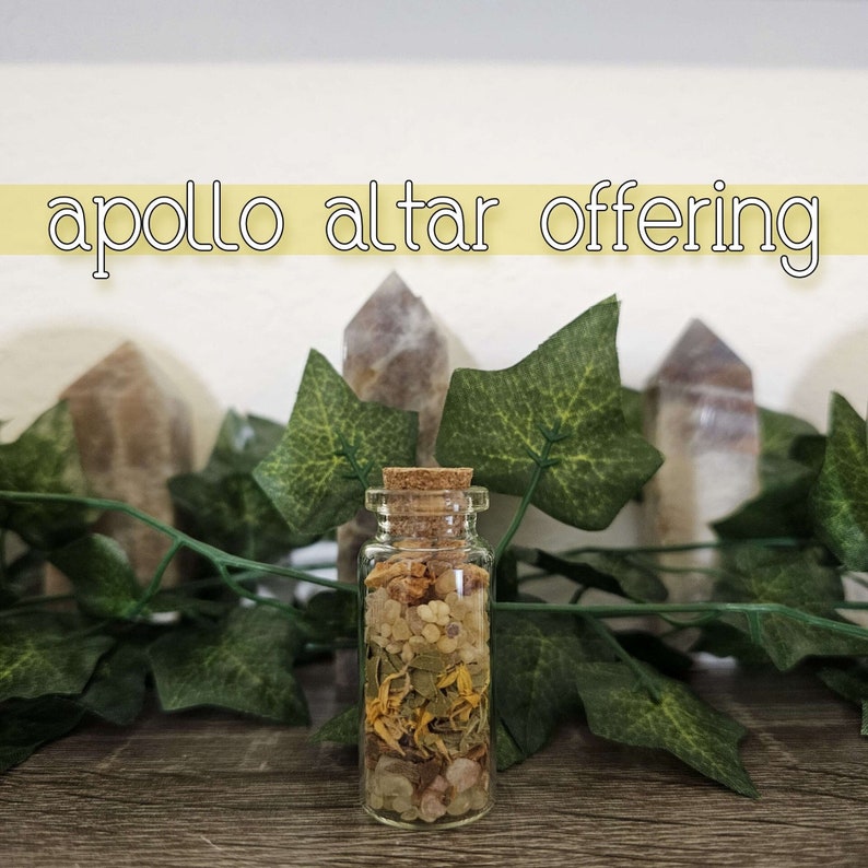 APOLLO Altar Offering Offerings for the Gods God of Etsy