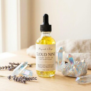 Cloud Nine Luxury Body Oil - Hydrating Glow, Angel Aura Quartz Infused