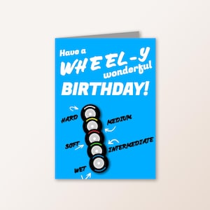 Herzlichen Glückwunsch zum Geburtstag - F1 Geburtstagskarte