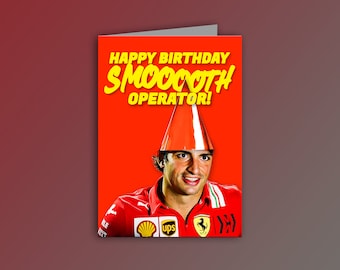 F1サインツ誕生日カード / ウィリアムズレーシング / カルロス