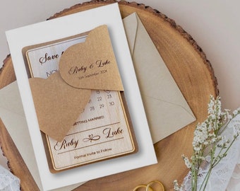 Wooden Save the Date Magnet, Custom Wedding Magnet, Wooden Save the Date, Rustic Wedding Magnets 100% Birch Wooden, Magnets, Calendar Magnet