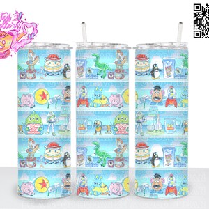 Blue toy collector shelf Tumbler