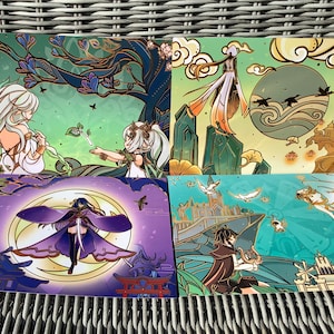 Gold foil Genshin archons Fanart